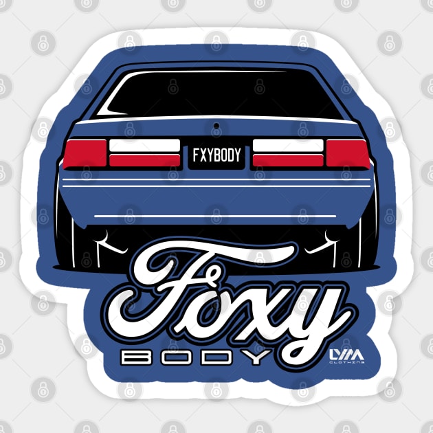 Foxy Body Ford Mustang Sticker by LYM Clothing